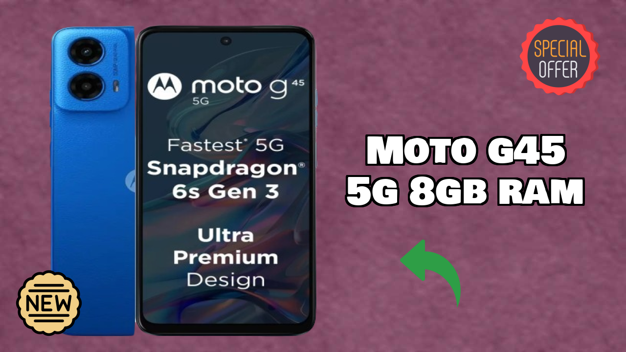 Moto G45 5G 8GB RAM Review: 8 GB RAM Multitasking Check