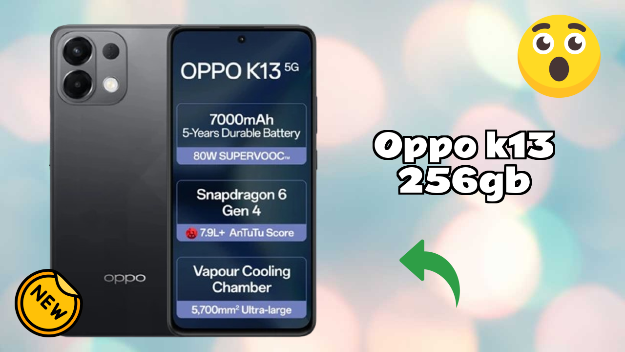 OPPO K13 256GB Display Review: AMOLED Technology