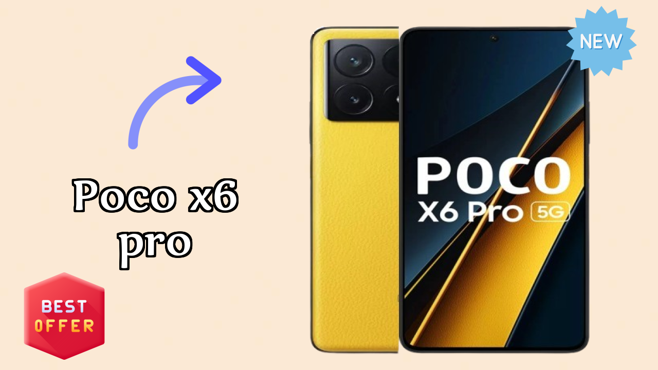 POCO X6 Pro Display Review: 6.67 Inches (16.94 Cm) Screen Size