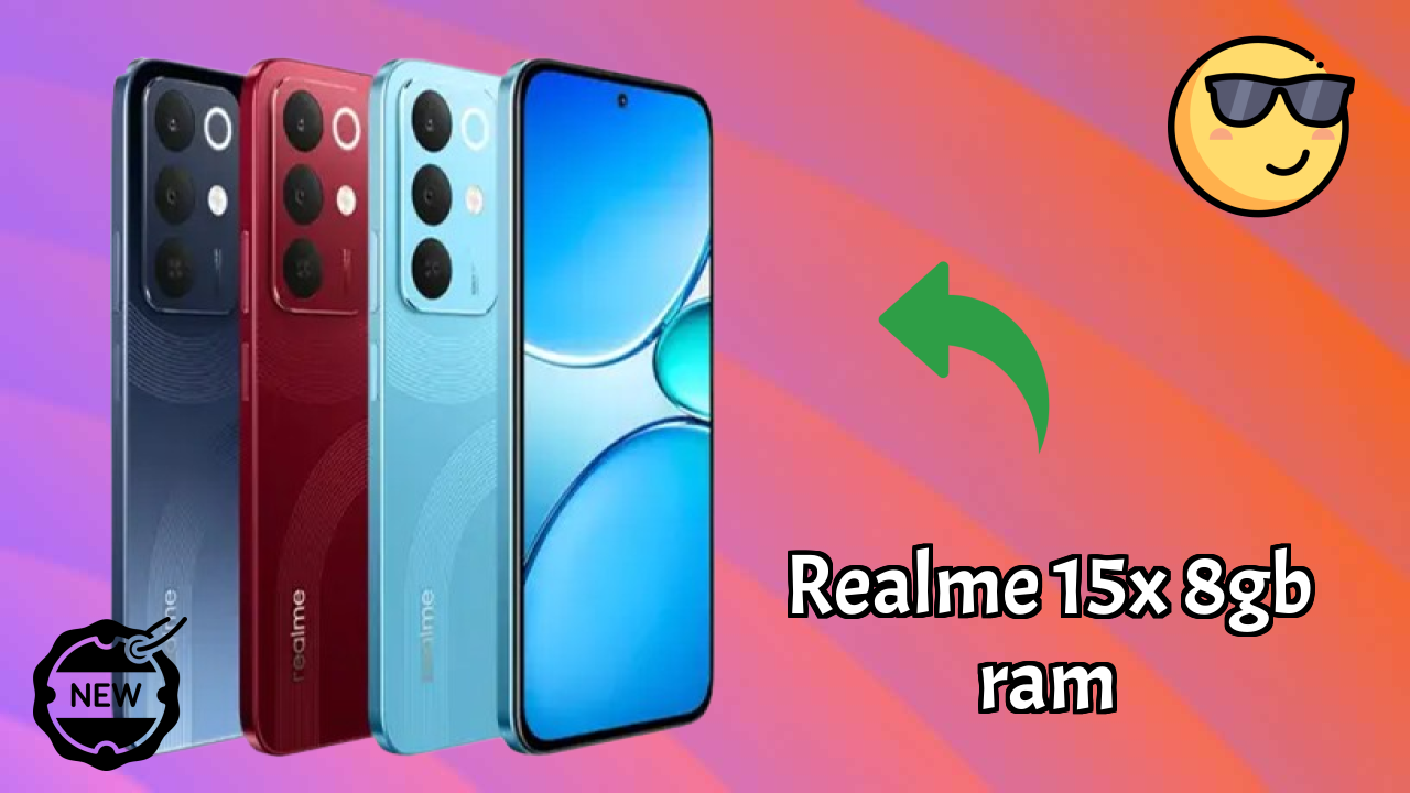 Realme 15x 8GB RAM Display Size: 6.8 Inches (17.27 Cm) Screen Quality