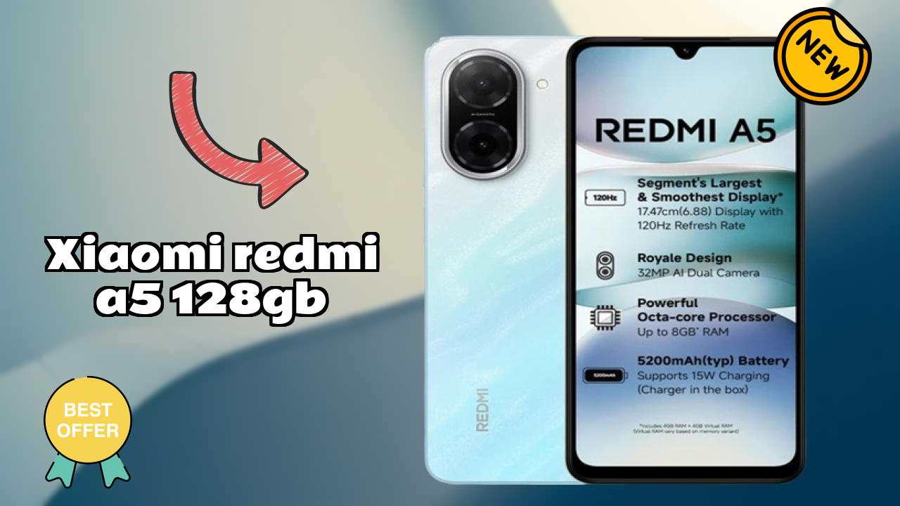 Xiaomi Redmi A5 128GB RAM Test: 4 GB RAM Handles Heavy Tasks